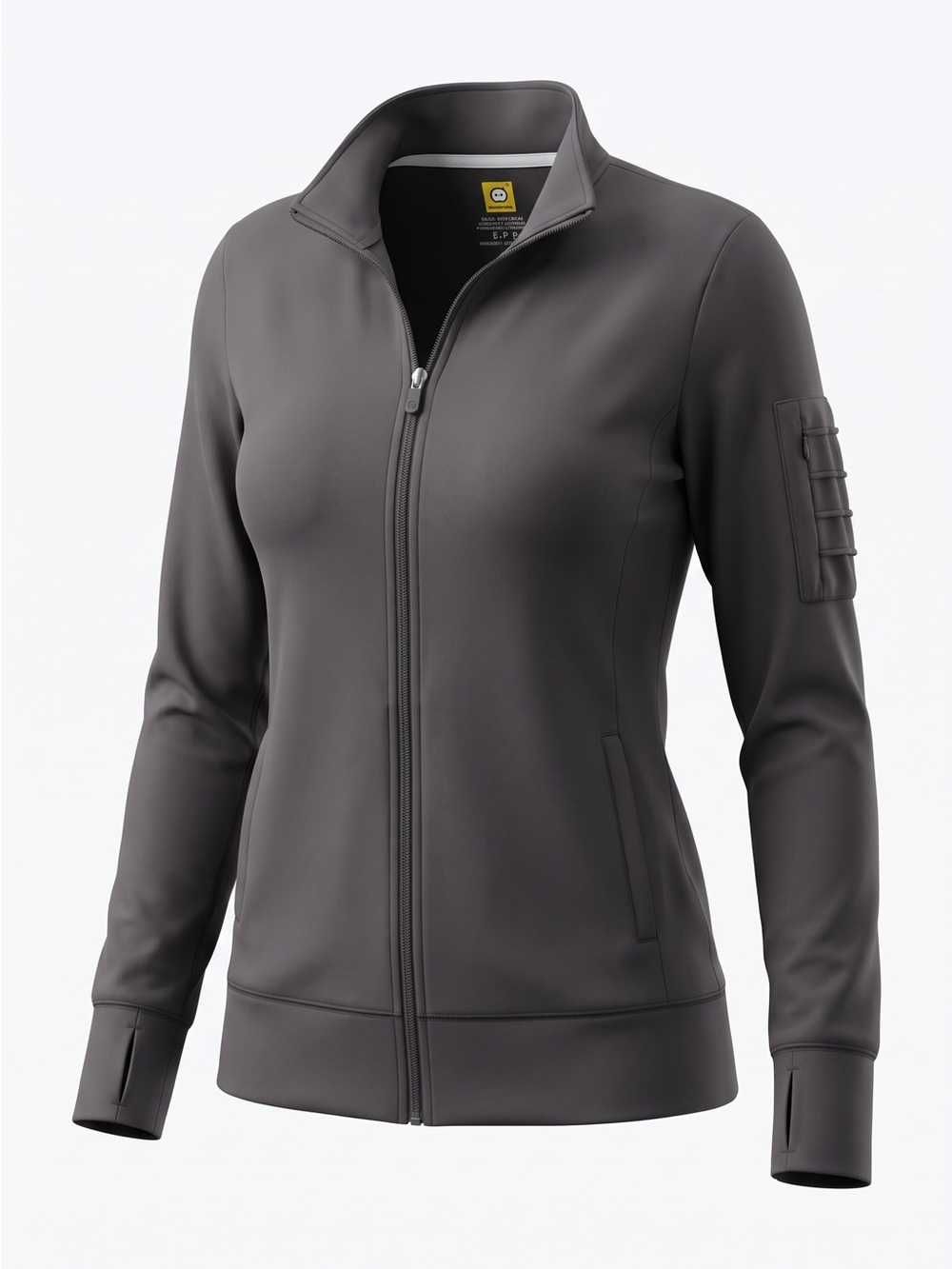 WonderWink Women’s Modern Fit Full-Zip Scrub Jacket – Size Small